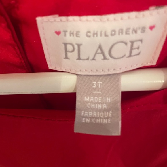 Childrens Place 3T Red Holiday Dress - Picture 4 of 6